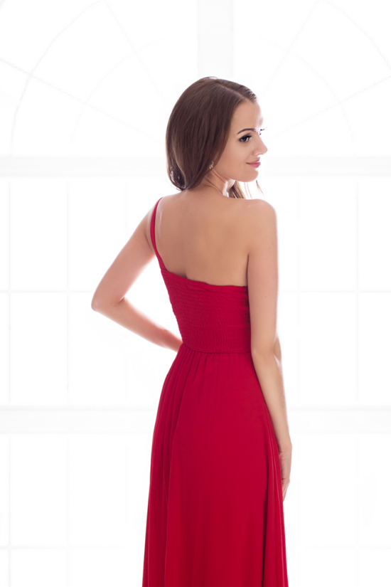 Czerwona sukienka na studniówkę - Leya